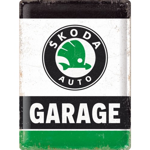 Schild Skoda - Garage