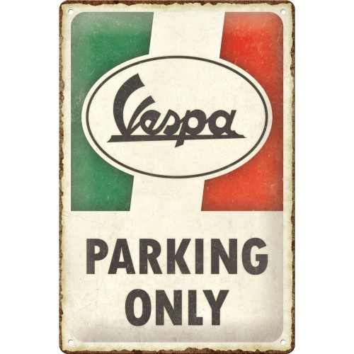 Schild Vespa - Parking
