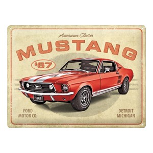 Schild Ford Mustang - GT 1967