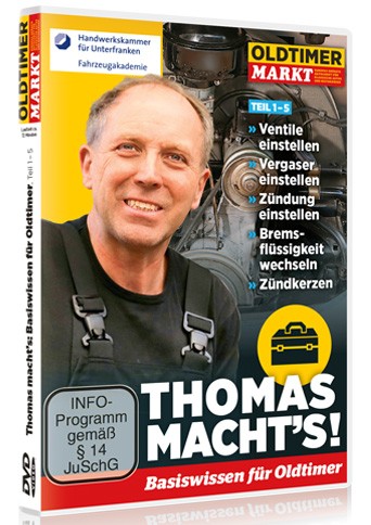 DVD: THOMAS MACHT'S - Vol. 1 Basiswissen für Oldtimer