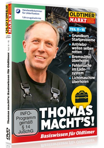 DVD: THOMAS MACHT'S - Vol. 3 Basiswissen für Oldtimer