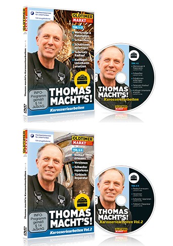 DVD: THOMAS MACHT'S - Bundle Karosseriearbeiten, Vol.1 und Vol.2