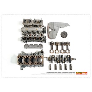 Motorenposter Fiat Lampredi dohc, 1966-2000