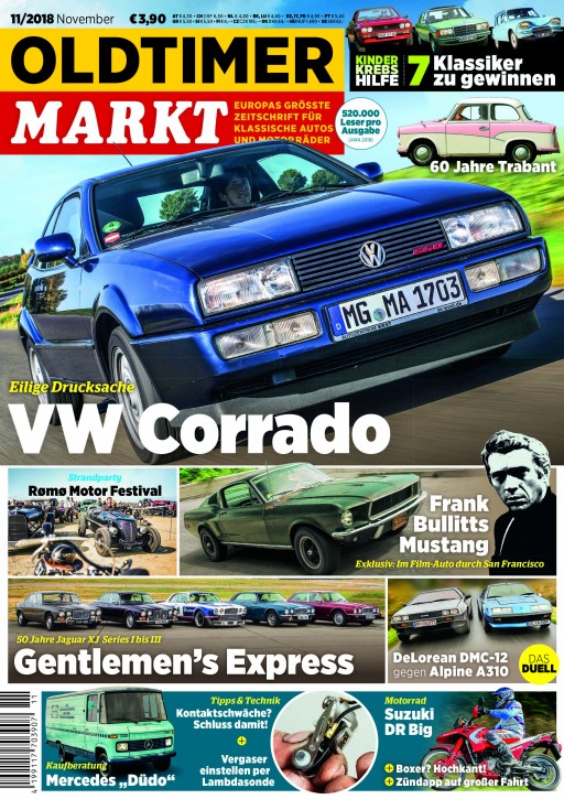 OLDTIMER MARKT 11/2018 – gedruckte Ausgabe