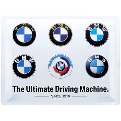 Schild BMW - Logo Evolution