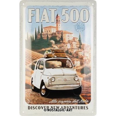 Schild Fiat 500 - Discover