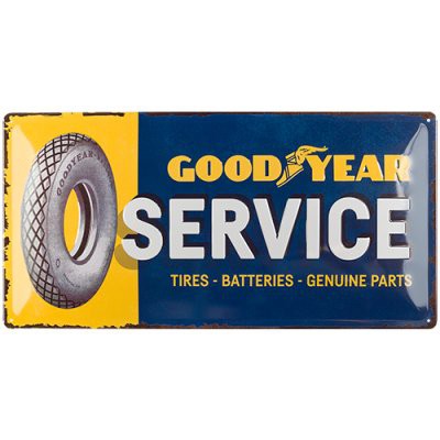 Schild Good Year - Service
