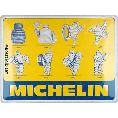 Schild Michelin - Logo Evolution