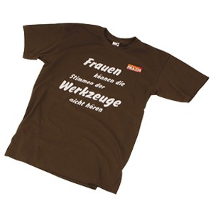Shirt "Frauen können die Stimmen...", XL