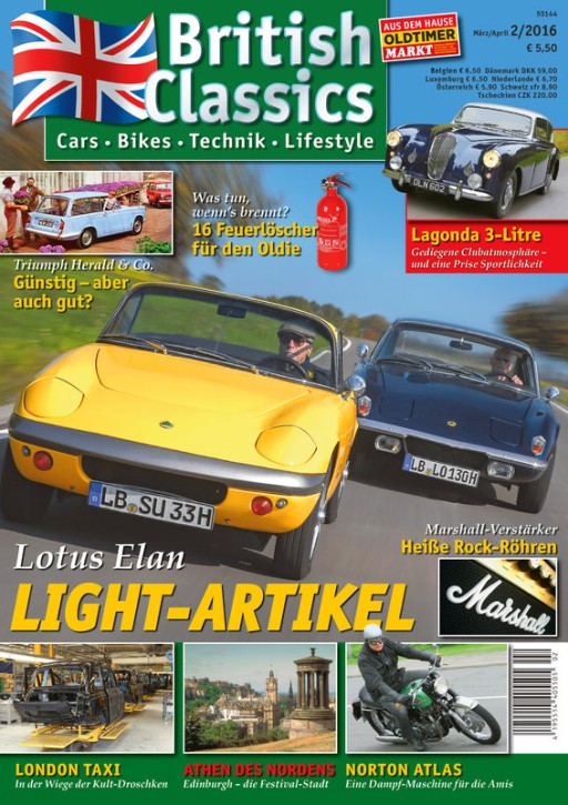 BRITISH CLASSICS 2/2016 – gedruckte Ausgabe