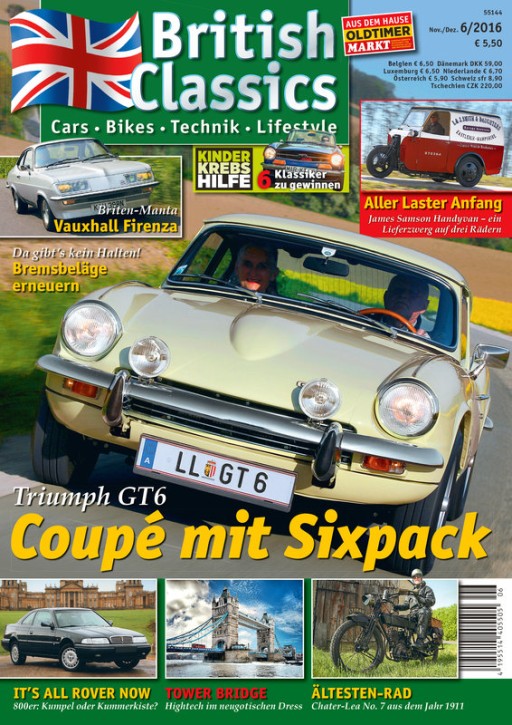 BRITISH CLASSICS 6/2016 – gedruckte Ausgabe
