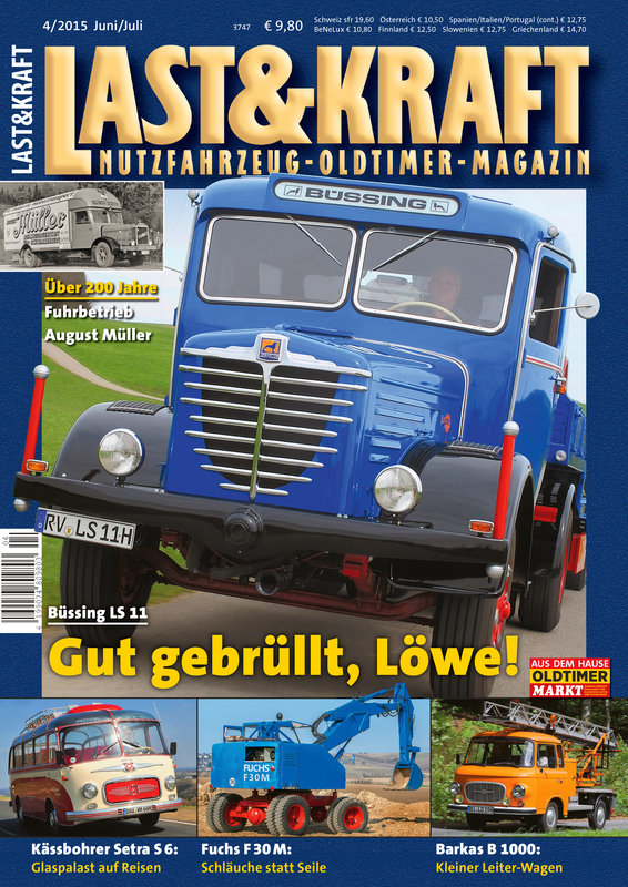 LAST & KRAFT 4/2015 – gedruckte Ausgabe