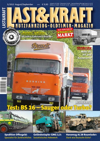 LAST & KRAFT 5/2013 – gedruckte Ausgabe