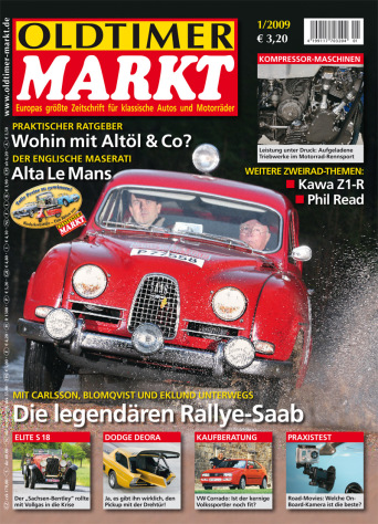 OLDTIMER MARKT 1/2009 – gedruckte Ausgabe