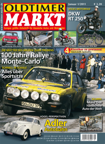 OLDTIMER MARKT 1/2011 – gedruckte Ausgabe