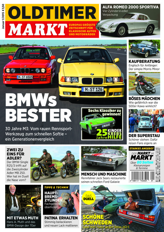 OLDTIMER MARKT 1/2015 – gedruckte Ausgabe
