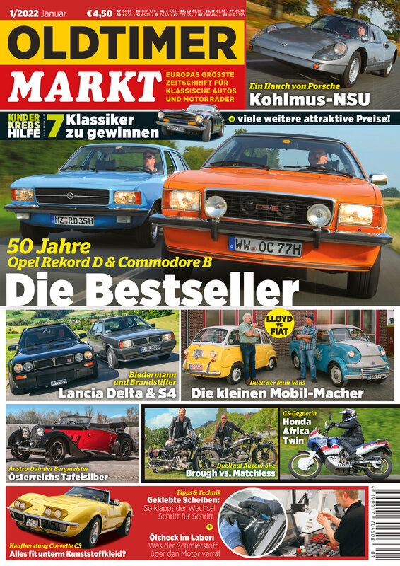 OLDTIMER MARKT 1/2022 – gedruckte Ausgabe