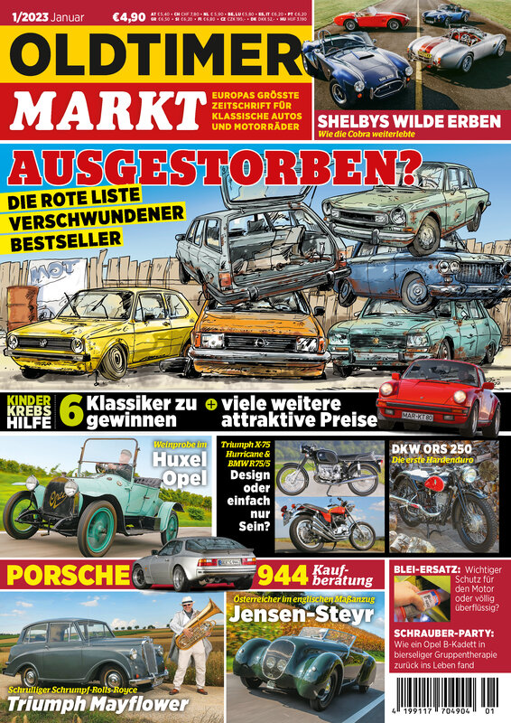 OLDTIMER MARKT 1/2023 – gedruckte Ausgabe