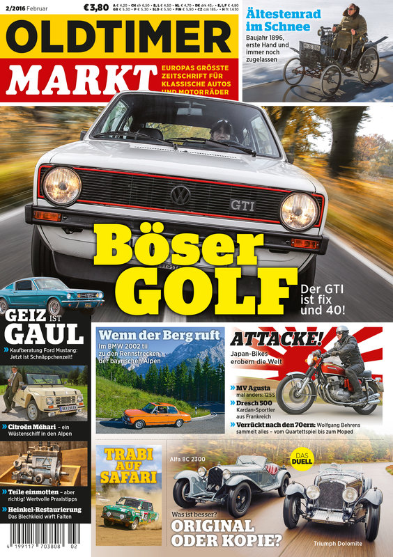 OLDTIMER MARKT 2/2016 – gedruckte Ausgabe