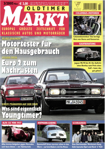OLDTIMER MARKT 3/2005 – gedruckte Ausgabe