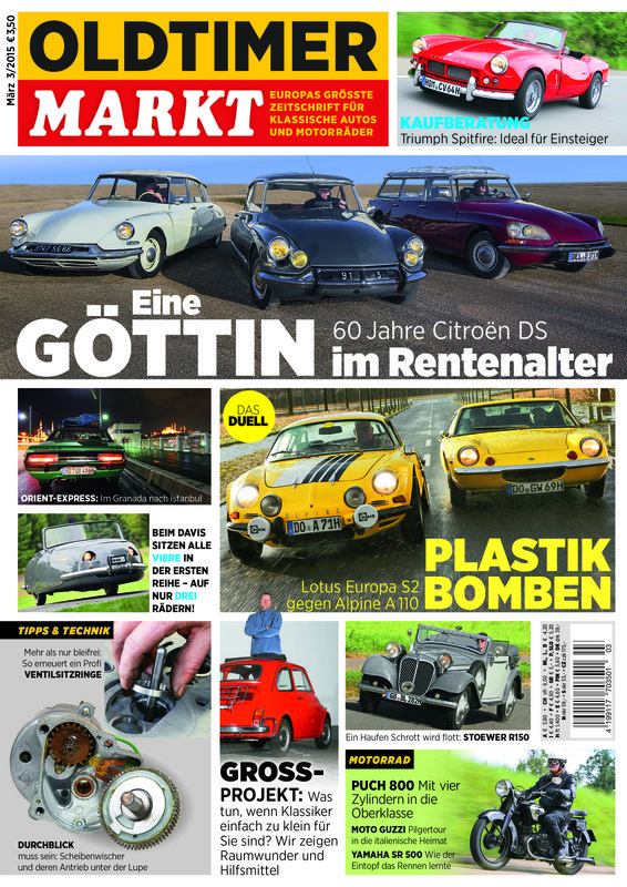 OLDTIMER MARKT 3/2015 – gedruckte Ausgabe