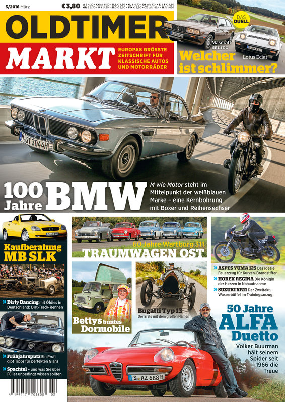 OLDTIMER MARKT 3/2016 – gedruckte Ausgabe