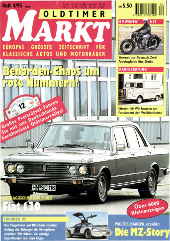 OLDTIMER MARKT 4/1995 – gedruckte Ausgabe