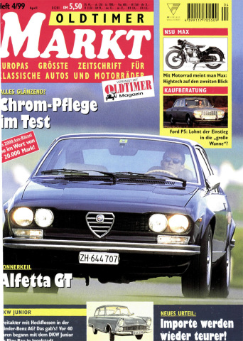 OLDTIMER MARKT 4/1999 – gedruckte Ausgabe