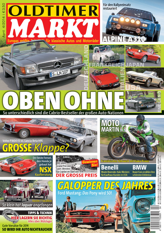 OLDTIMER MARKT 4/2014 – gedruckte Ausgabe