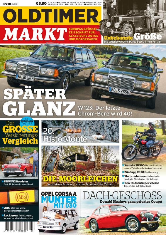 OLDTIMER MARKT 4/2016 – gedruckte Ausgabe