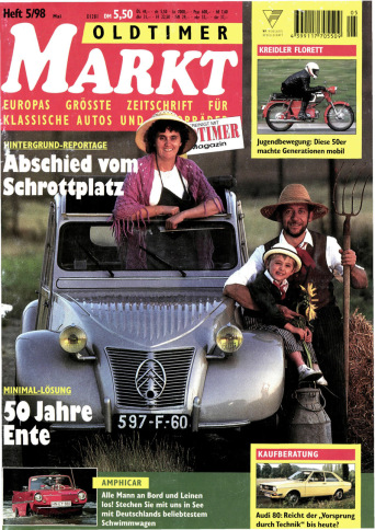 OLDTIMER MARKT 5/1998 – gedruckte Ausgabe
