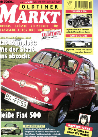 OLDTIMER MARKT 5/2000 – gedruckte Ausgabe