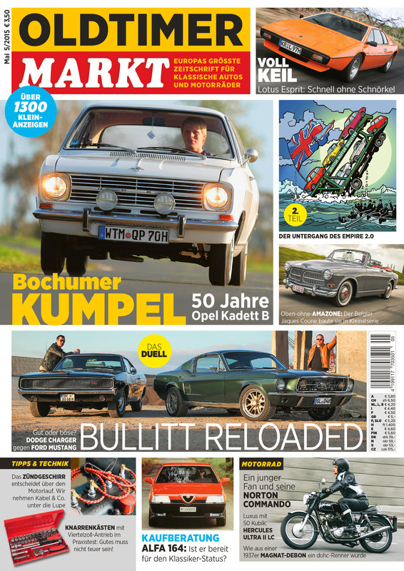 OLDTIMER MARKT 5/2015 – gedruckte Ausgabe