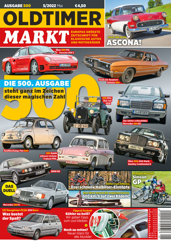 OLDTIMER MARKT 5/2022 – gedruckte Ausgabe