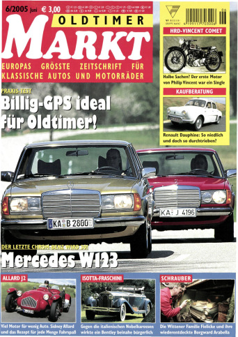OLDTIMER MARKT 6/2005 – gedruckte Ausgabe