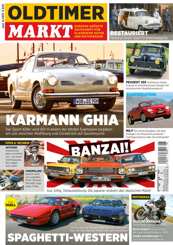 OLDTIMER MARKT 6/2015 – gedruckte Ausgabe