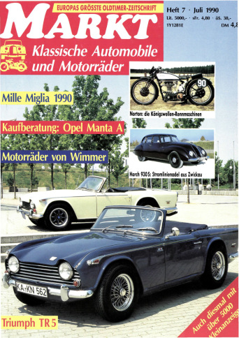 OLDTIMER MARKT 7/1990 – gedruckte Ausgabe