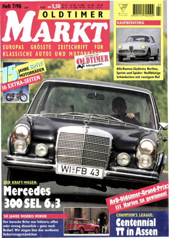 OLDTIMER MARKT 7/1998