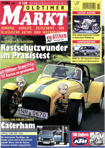 OLDTIMER MARKT 7/2003 – gedruckte Ausgabe