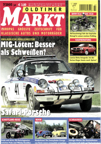 OLDTIMER MARKT 7/2005 – gedruckte Ausgabe