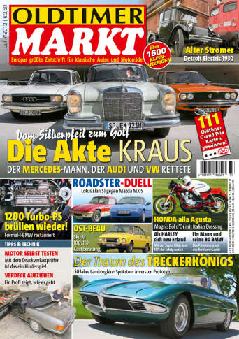 OLDTIMER MARKT 7/2013 – gedruckte Ausgabe
