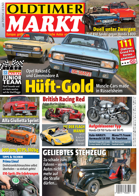 OLDTIMER MARKT 7/2014 – gedruckte Ausgabe