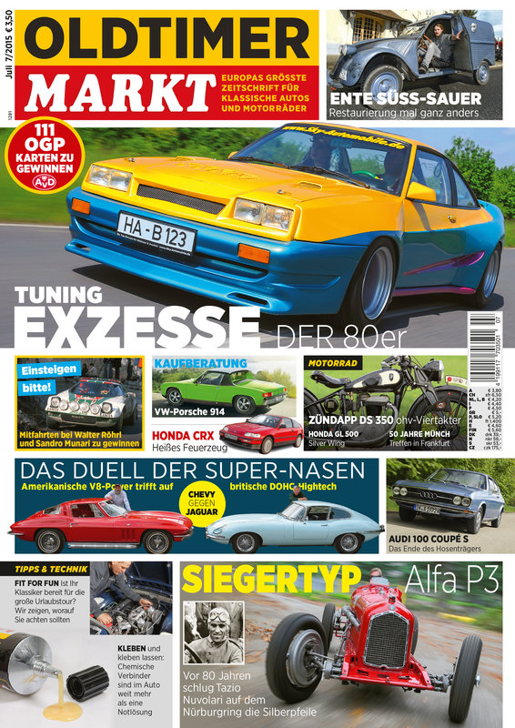 OLDTIMER MARKT 7/2015 – gedruckte Ausgabe