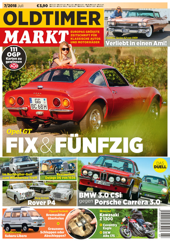 OLDTIMER MARKT 7/2018 – gedruckte Ausgabe