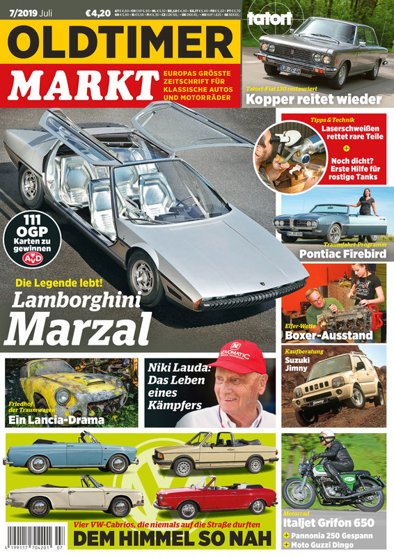 OLDTIMER MARKT 7/2019 – gedruckte Ausgabe