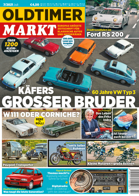 OLDTIMER MARKT 7/2021 – gedruckte Ausgabe