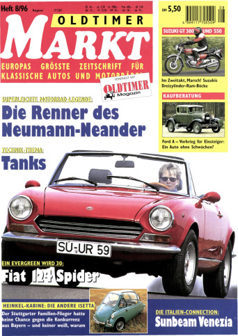 OLDTIMER MARKT 8/1996 – gedruckte Ausgabe