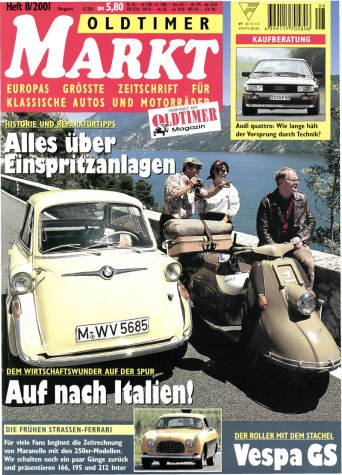 OLDTIMER MARKT 8/2001 – gedruckte Ausgabe