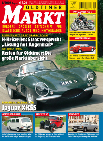 OLDTIMER MARKT 8/2006 – gedruckte Ausgabe