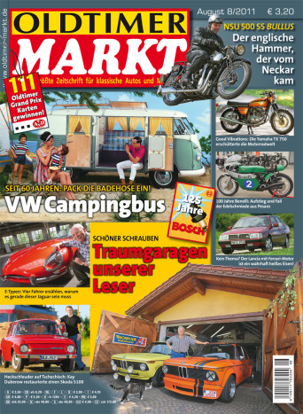 OLDTIMER MARKT 8/2011 – gedruckte Ausgabe